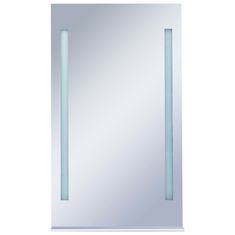 Vidaxl Kúpeľňové LED nástenné zrkadlo s poličkou 60x100 cm