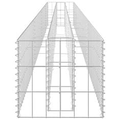 Petromila vidaXL Gabiónový vyvýšený záhon, pozinkovaná oceľ 360x30x30 cm