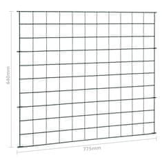 Vidaxl Plot k jazierku 77,5x64 cm, zelený