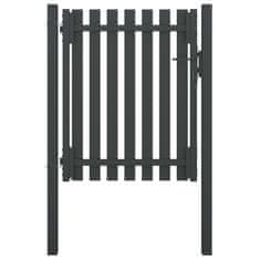 Petromila vidaXL Záhradná plotová brána, oceľ 1x1,5 cm, antracitová