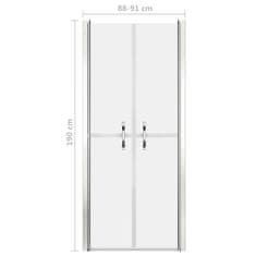 Petromila vidaXL Sprchové dvere, matné, ESG 91x190 cm