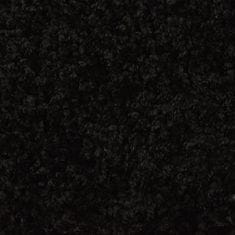 Vidaxl Nášľapy na schody 10 ks 65x25 cm čierne