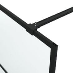 Petromila vidaXL Sprchová zástena čierna 80x195 cm matné ESG sklo