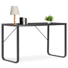 Vidaxl Počítačový stôl, čierny 120x60x73 cm