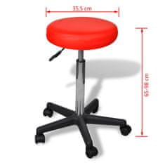 Vidaxl Kancelárska stolička, červená