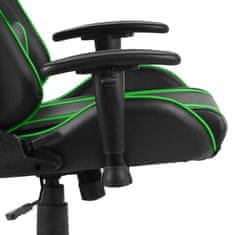 Petromila vidaXL Otočná herná stolička zelená PVC