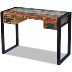 Petromila vidaXL Písací stôl, recyklovaný masív