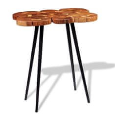 Petromila vidaXL Barový stôl v tvare kmeňa, akáciové drevo, 90x60x110 cm