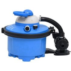 Petromila vidaXL Čerpadlo na pieskový filter modro-čierne 385x620x432 mm 200 W 25 l