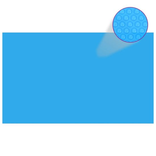Petromila vidaXL Obdĺžniková bazénová plachta 1000x600 cm, PE, modrá