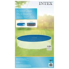 Vidaxl Intex Solárna bazénová plachta, modrá 470 cm, polyetylén