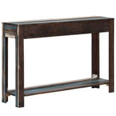 Petromila vidaXL Konzolový stolík vo vintage štýle masívne drevo 118x30x80 cm