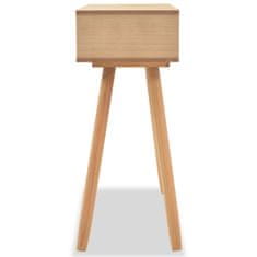 Petromila vidaXL Hnedý prístavný stolík z borovicového dreva, 80x30x72 cm