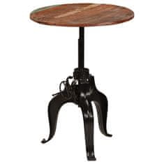 Petromila vidaXL Barový stôl, recyklovaný masív 75x(76-110) cm