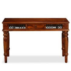 Vidaxl Písací stôl, masívne sheeshamové drevo, 120x50x76 cm