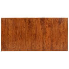 Vidaxl Drevený jedálenský stôl, sheeshamový povrch 180x90x76 cm