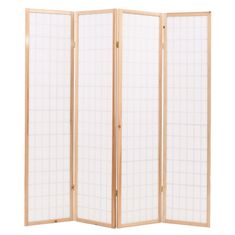 Vidaxl Skladací paraván so 4 panelmi,japonský štýl 160x170cm, prírodný