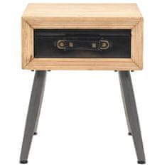 Petromila vidaXL Nočný stolík z jedľového dreva 43x38x50 cm