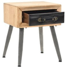 Petromila vidaXL Nočný stolík z jedľového dreva 43x38x50 cm