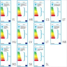 Vidaxl Oblúková lampa strieborná 200 cm 60 W E27