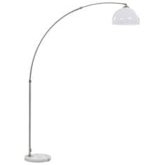 Vidaxl Oblúková lampa strieborná 200 cm 60 W E27