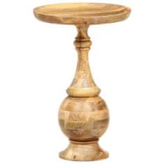 Petromila vidaXL Okrúhly bočný stôl 43x43x66 cm masívne mangovníkové drevo