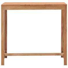 Petromila vidaXL Záhradný barový stôl 110x60x105 cm teakový masív