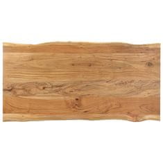 Vidaxl Jedálenský stôl 160x80x76 cm masívne akáciové drevo