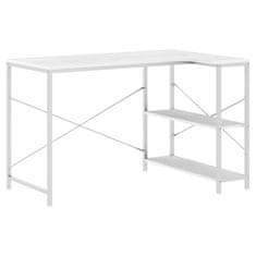 Petromila vidaXL Počítačový stôl, biely 110x72x70 cm, kompozitné drevo