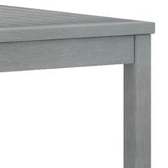 Petromila vidaXL Konferenčný stolík 100x50x33 cm sivý masívne akáciové drevo