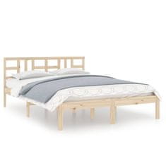 Vidaxl Rám postele, masívne drevo, 200x200 cm