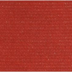 Vidaxl Tieniaca plachta 160 g/m² červená 4x4x5,8 m HDPE