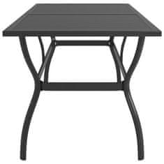 Petromila vidaXL Záhradný stôl antracitový 190x80x72 cm oceľ