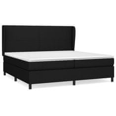 Petromila vidaXL Boxspring posteľ s matracom čierna 200x200 cm látka