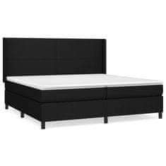 Petromila vidaXL Boxspring posteľ s matracom čierna 200x200 cm látka