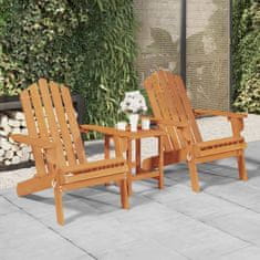 Vidaxl Záhradné stoličky Adirondack 2 ks akáciový masív