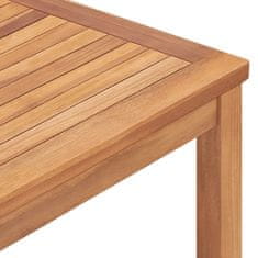 Petromila vidaXL Záhradný jedálenský stôl 160x80x77 cm teakový masív