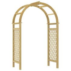 Petromila vidaXL Pergola s mriežkou 141x97x243 cm impregnovaná masívna borovica