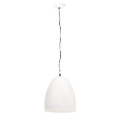 Petromila vidaXL Industriálna závesná lampa 25 W biela 42 cm okrúhla E27