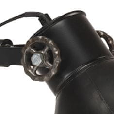Petromila vidaXL Stojanová lampa s 2 podstavcami čierna E27 liatina železa