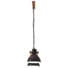 Petromila vidaXL Industriálna závesná lampa 25 W, čierna 109 cm E27