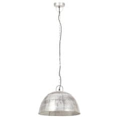 Vidaxl Industriálna vintage závesná lampa 25 W, strieborná 41 cm E27