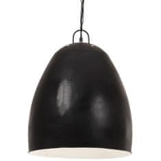 Petromila vidaXL Industriálna závesná lampa 25 W, čierna, okrúhla 42 cm E27