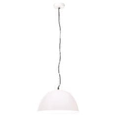 Vidaxl Industriálna vintage závesná lampa 25 W, biela 41 cm E27