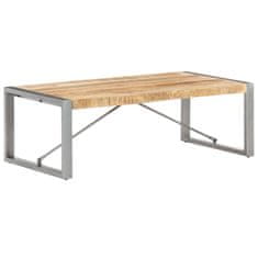 Petromila vidaXL Konferenčný stolík 120x60x40 cm, surové mangové drevo