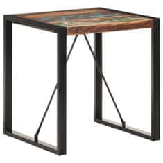Petromila vidaXL Jedálenský stôl 70x70x75 cm, recyklovaný masív
