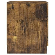 Petromila vidaXL Nočný stolík, tmavý dub 40x40x50 cm, kompozitné drevo