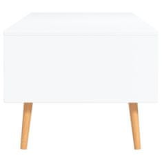 Petromila vidaXL Konferenčný stolík, biely 100x49,5x43 cm, kompozitné drevo