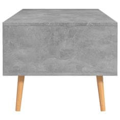 Petromila vidaXL Konferenčný stolík betónovo sivý 100x49,5x43cm kompozitné drevo