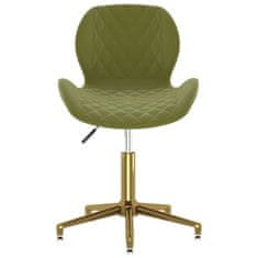 Vidaxl 335053 Swivel Dining Chairs 2 pcs Light Green Velvet